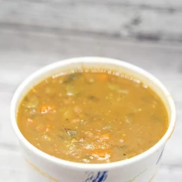 Medium Lentil Soup.