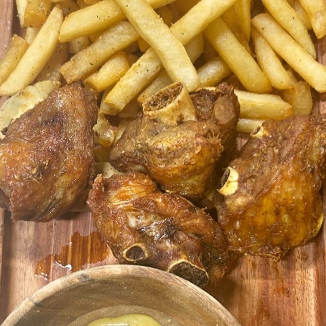 Fried Turkey w/French Fries.