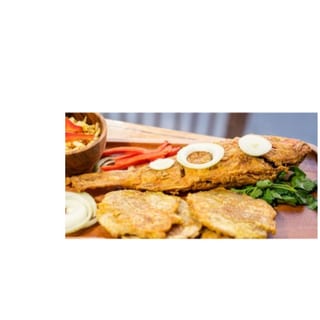 Fried Red Snapper w/ Fried Plantains