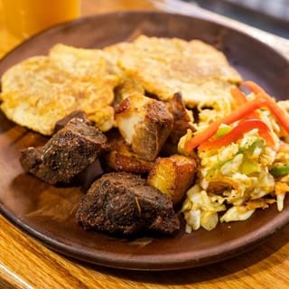 Instore LG Fried Pork (8) (Griot) w/ 6 Plantain POS